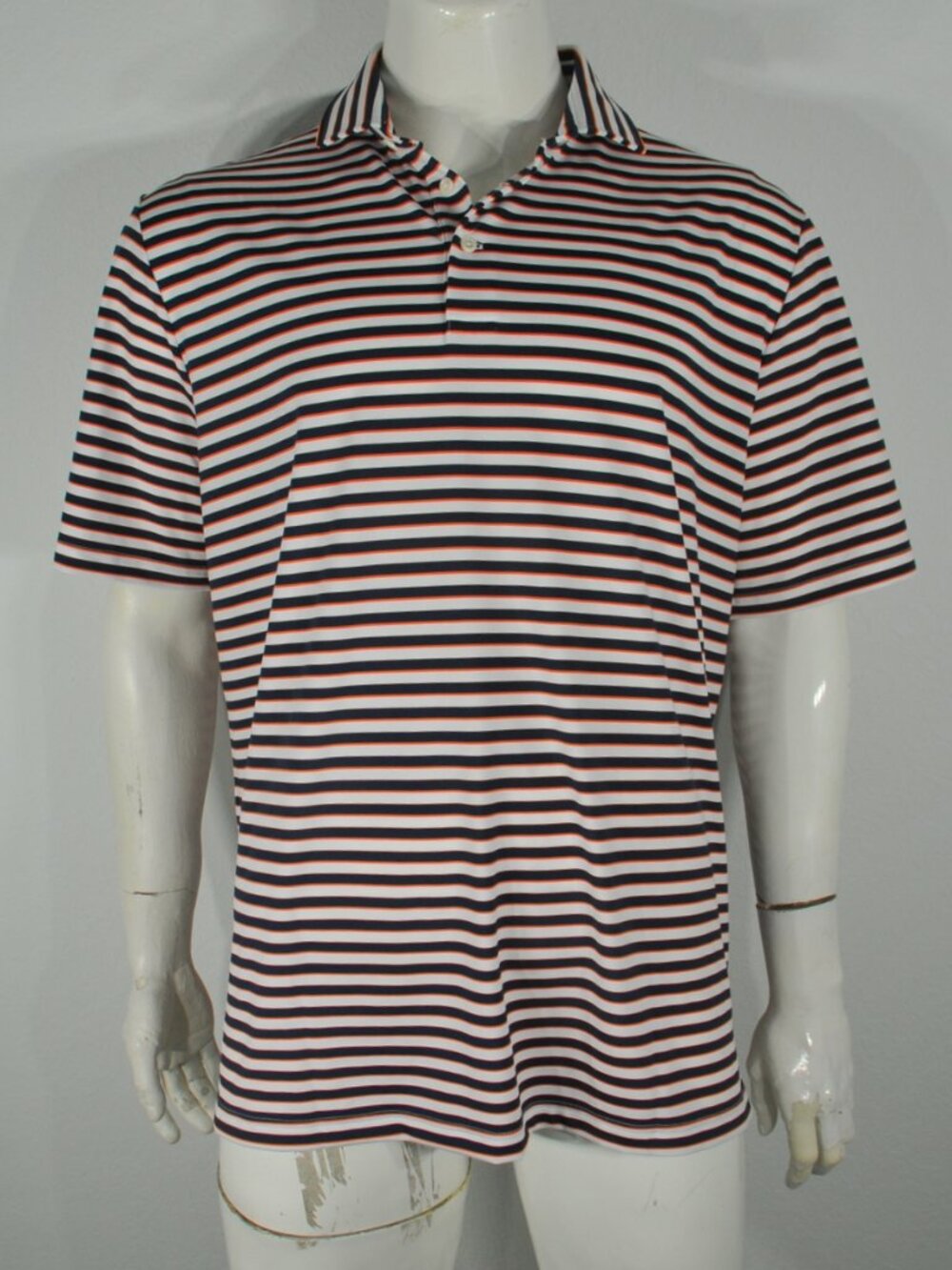 RLX Ralph Lauren Polo Golf Men's XL Classic Fit Performance Striped white NWT